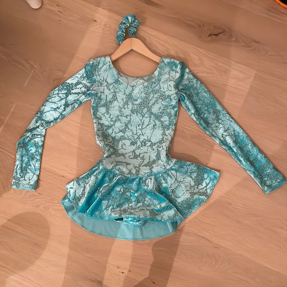 Turquoise Figure Skating Dress